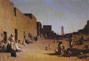 Gustave Guillaumet Laghouat, Algerian Sahara. oil painting on canvas